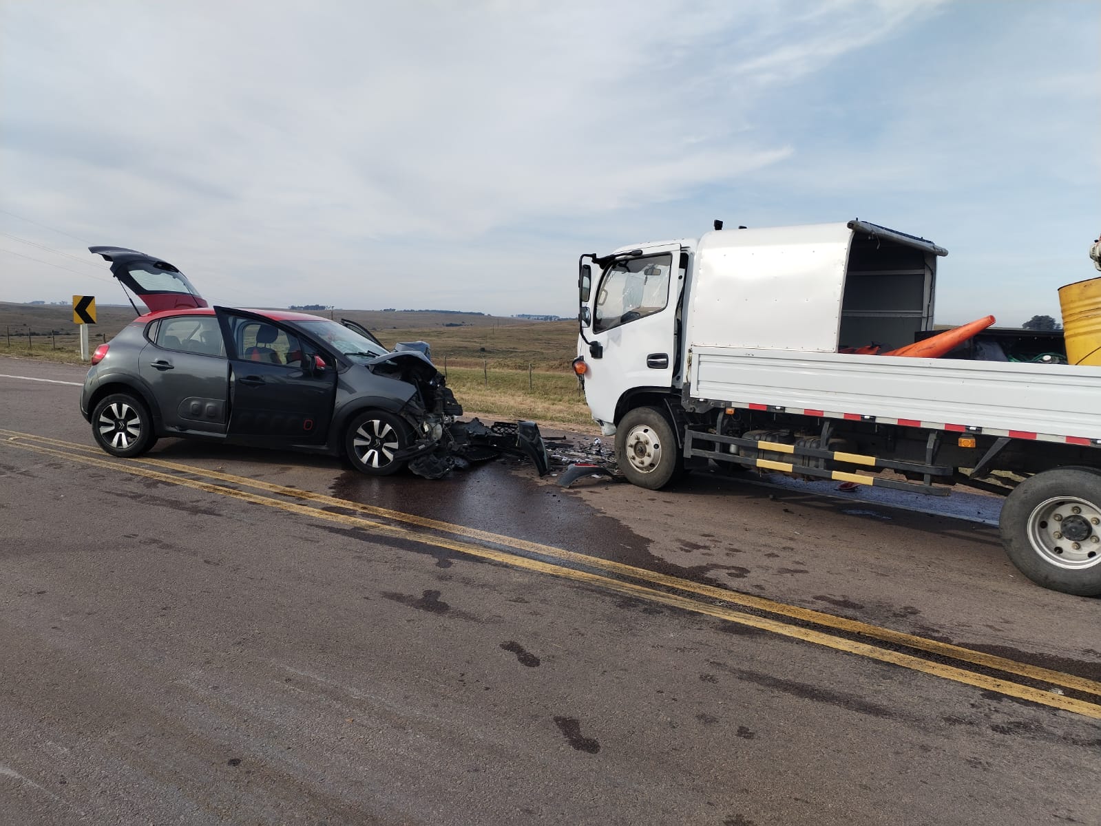 Siniestro de tránsito fatal en ruta 7 entre Cerro Chato y Valentines