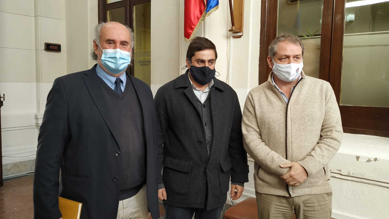 Sub director de OPP Benjamín Irazabal se reunió con autoridades departamentales