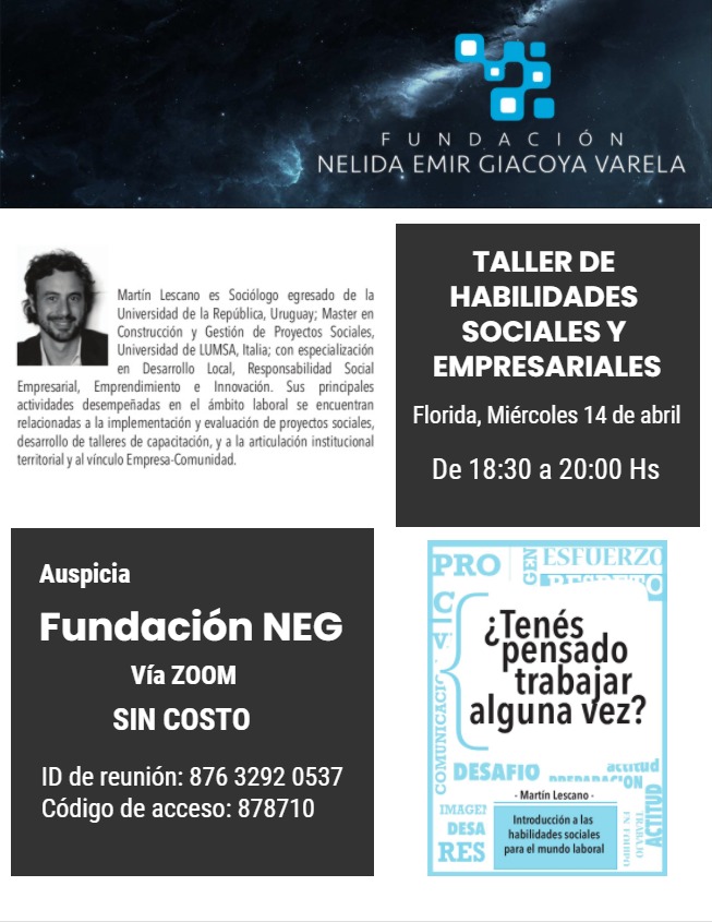 Taller de habilidades sociales y empresariales organizada por la Fundación Nélida Giacoya