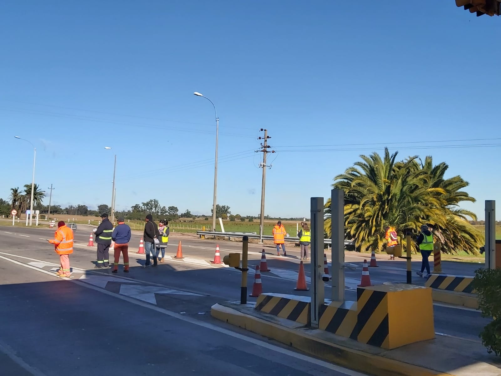 Trabajadores del Peaje Mendoza se movilizan