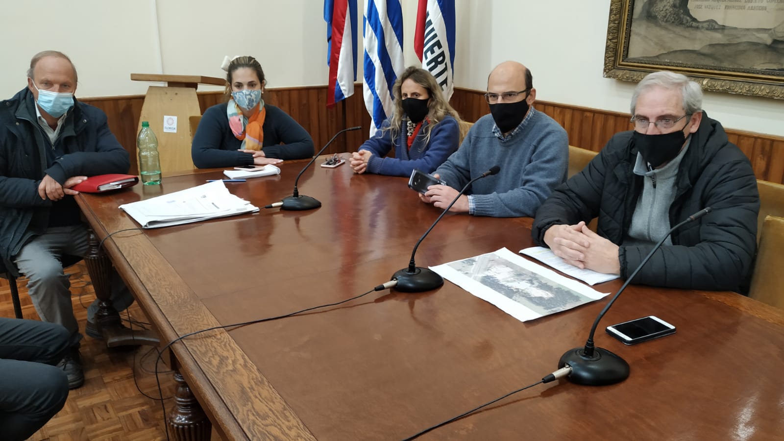 Vecinos de km 94 de ruta 5 se reunieron con área de desarrollo y ordenamiento territorial de la Intendencia 1