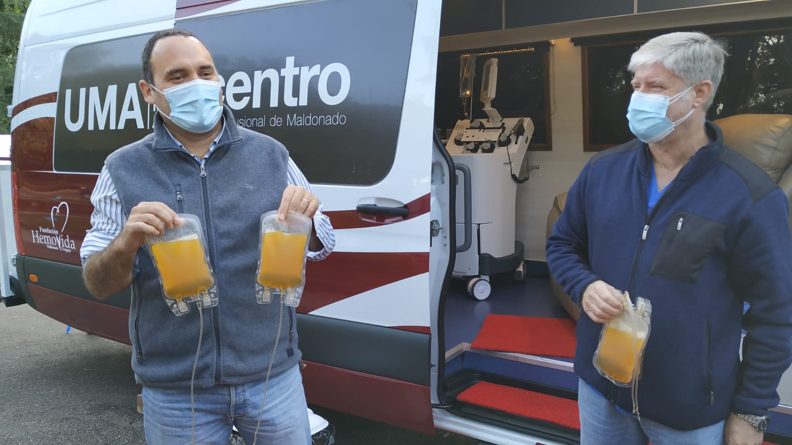 Primera jornada de donación de plasma en el Centro Covid Florida 6