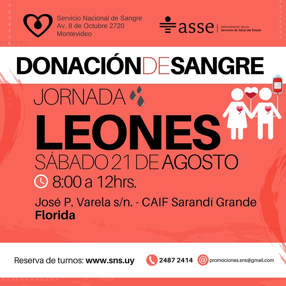 donación de sangre sarandí grande