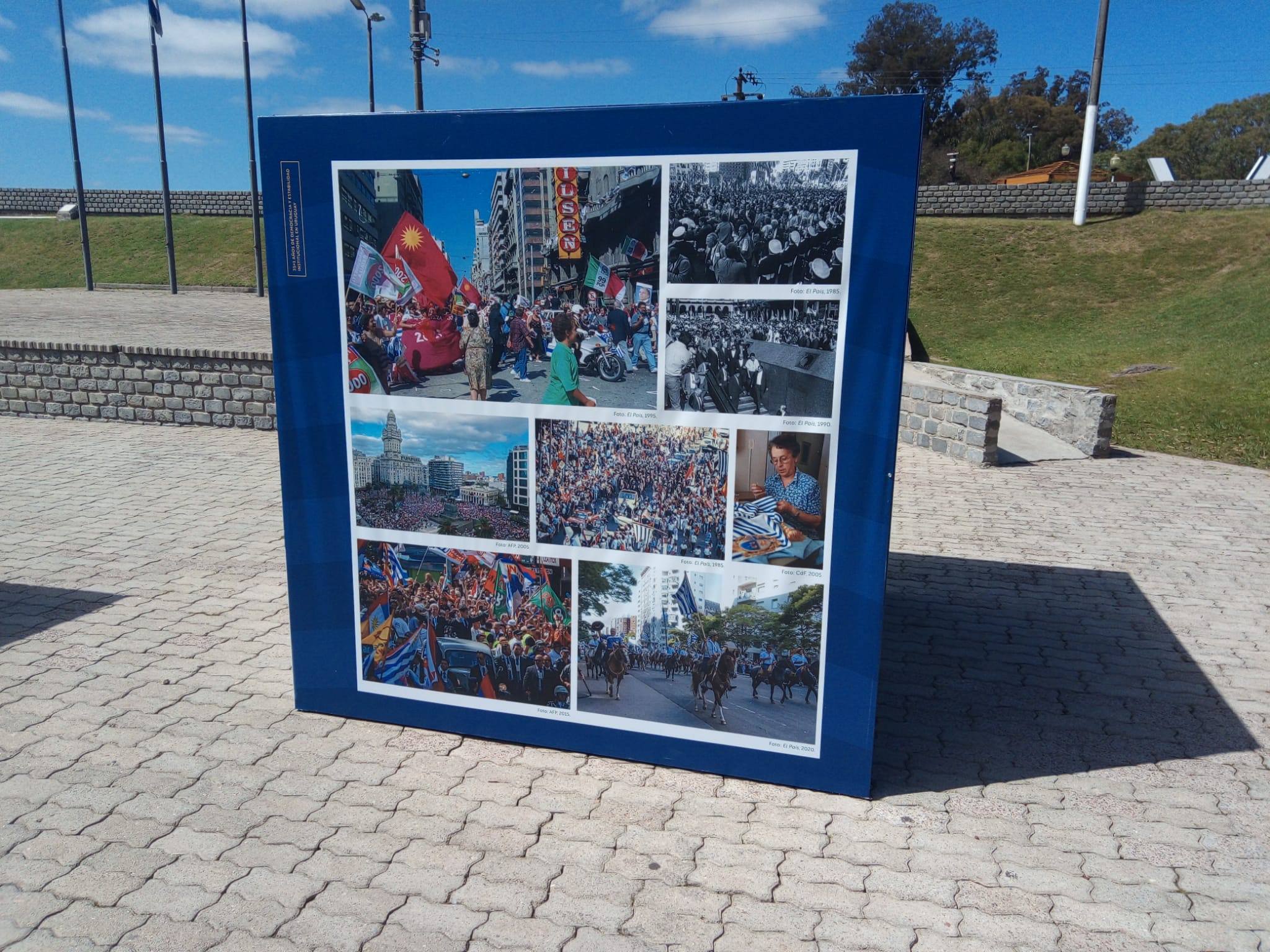 Exposición fotográfica en la explanada de la Piedra Alta