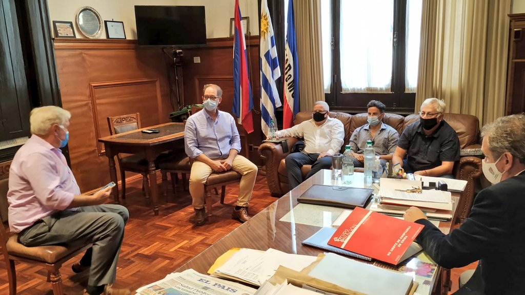 intendente lopez recibio al grupo dragon