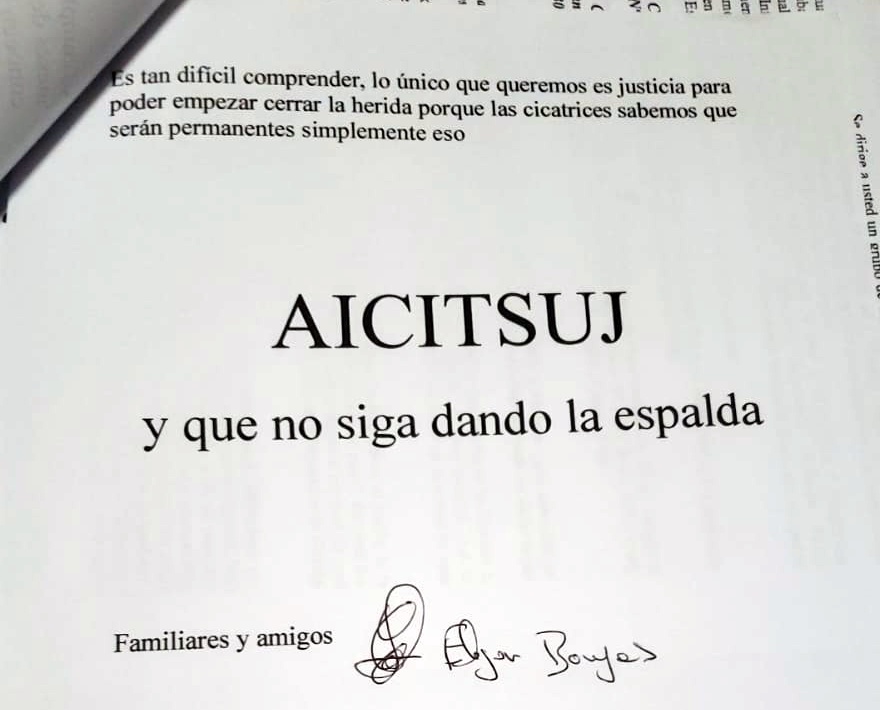 Comunicado de Amigos y familiares de Lucia y Saraí 2