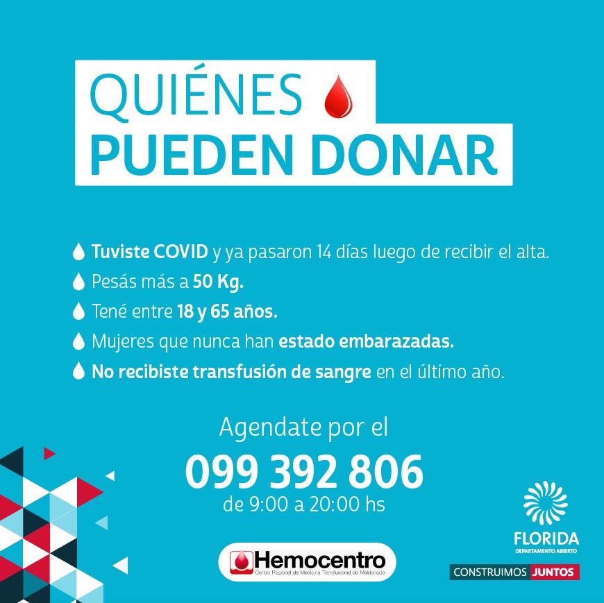 Intendencia impulsa la creación de un Hemocentro para la donación de plasma 2