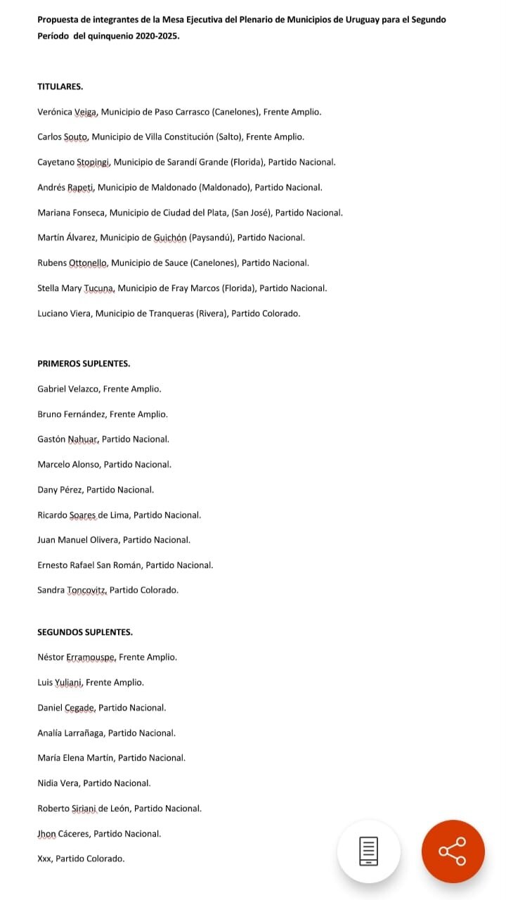 plenario de alcaldes