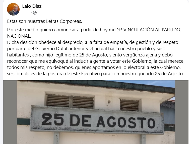 publicacion lalo diaz