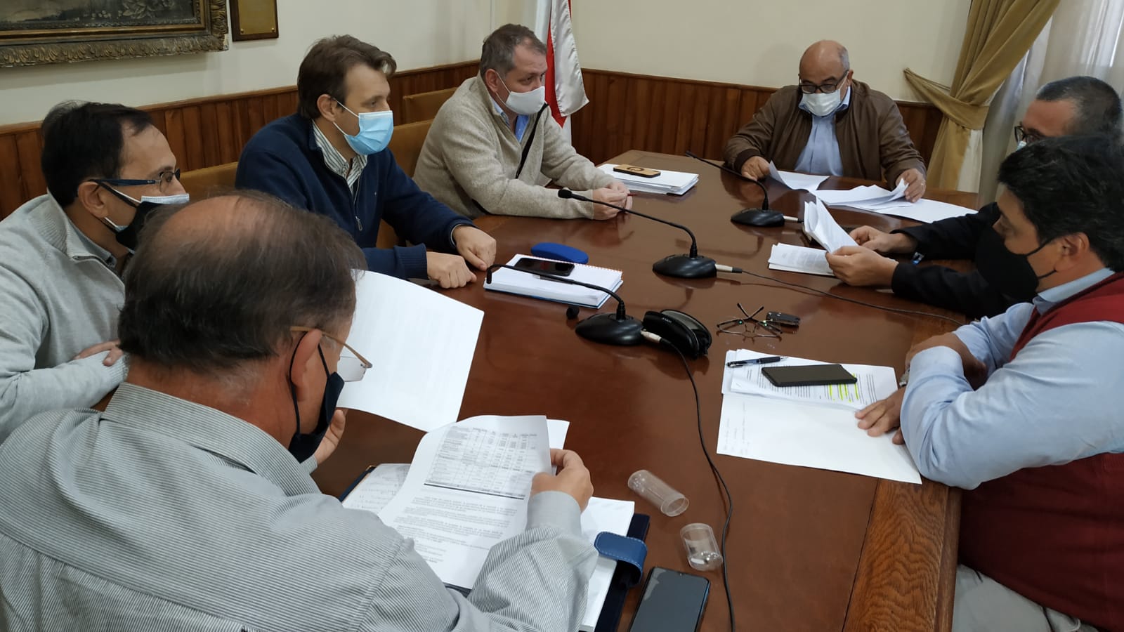 reunion intendente referentes politicos