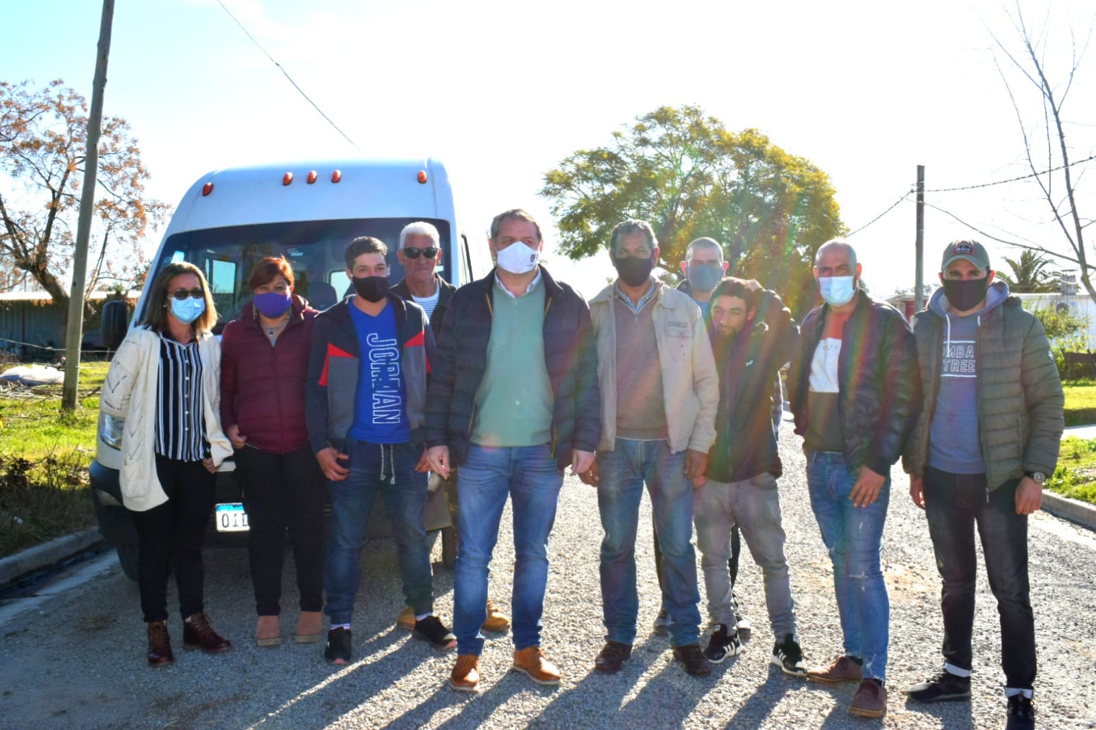 Inauguración de 15 cuadras de tratamiento bituminoso en Sarandí Grande 1