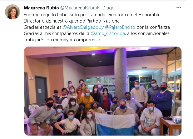 tuit de macarena rubio