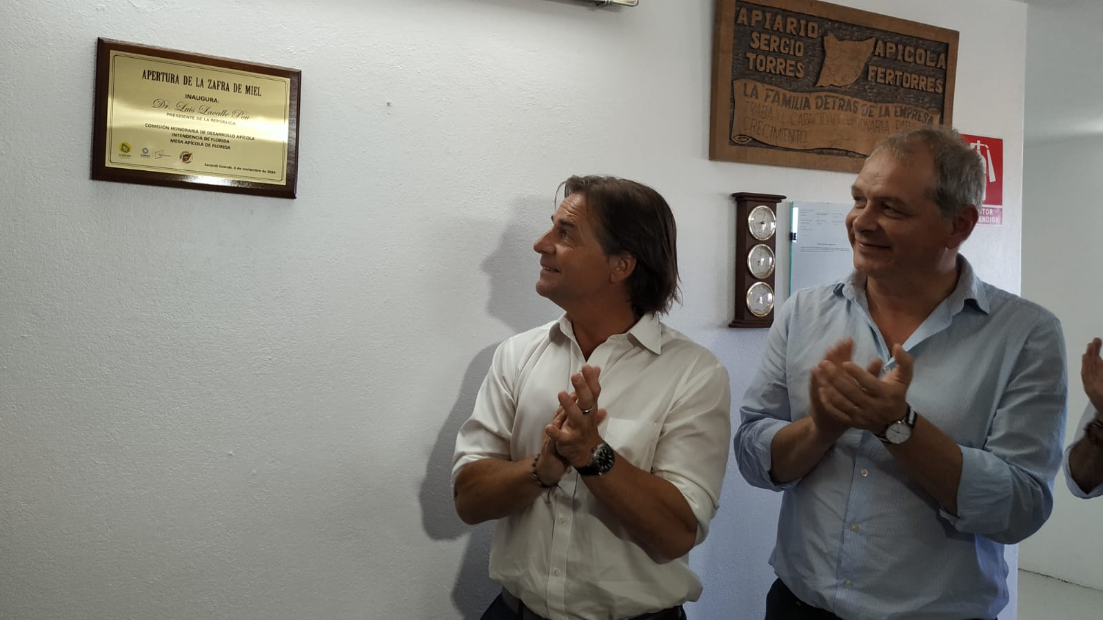 Apertura de la Zafra de la Miel en Sarandí con la presencia del presidente Lacalle Pou 2