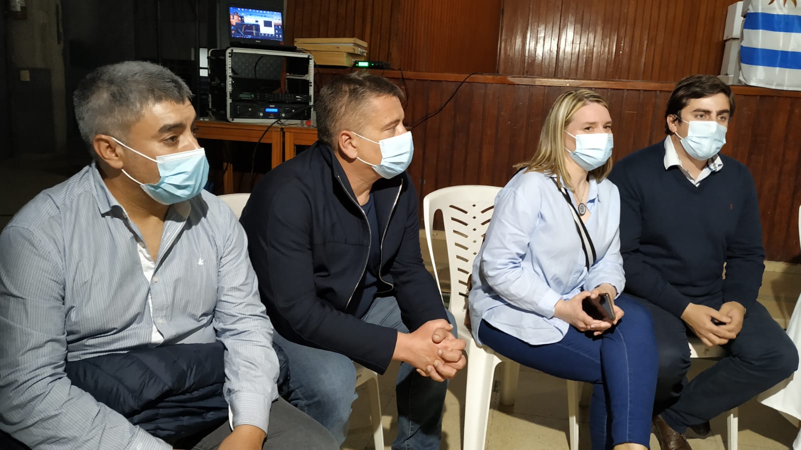 Álvaro Delgado participó en Florida de charla en defensa de la LUC 3